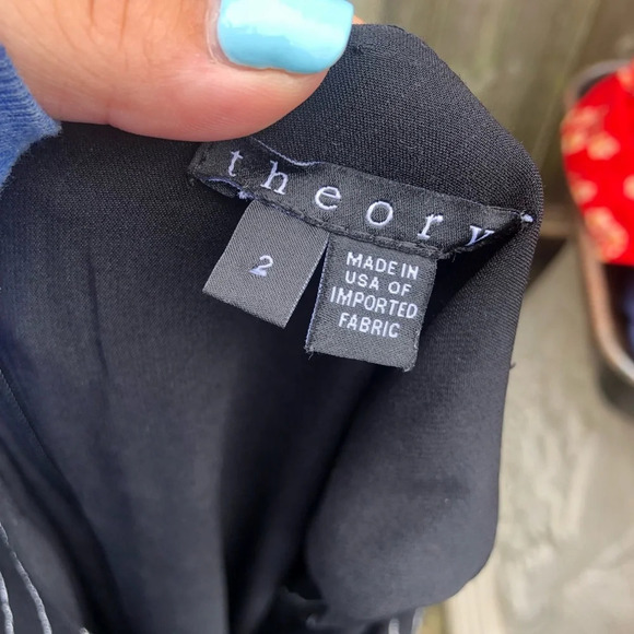 THEORY ADRAYA STRIPED SHIFT DRESS - Picture 6 of 8